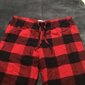 Flannel Pajama Bottoms, LOVE by GAP